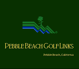 Pebble Beach Golf Links screenshot 2 for Super Nintendo